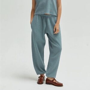 Asher Agnes Boucle Pants in Ocean